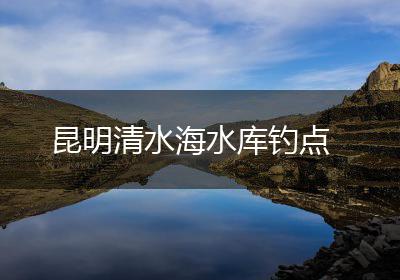 昆明清水海水库钓点