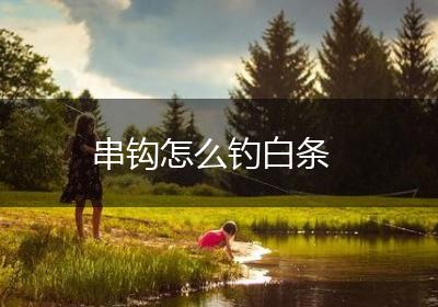 串钩怎么钓白条