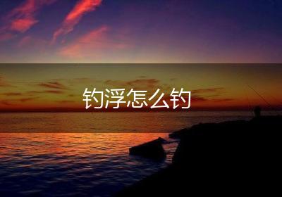 钓浮怎么钓