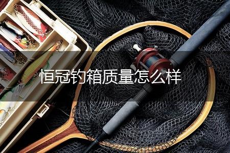 恒冠钓箱质量怎么样,第1张