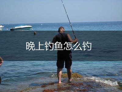 晚上钓鱼怎么钓,第1张