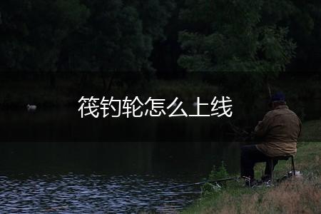 筏钓轮怎么上线,第1张