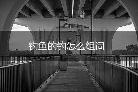 钓鱼的钓怎么组词,第1张