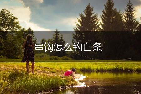 串钩怎么钓白条,第1张