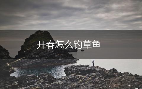开春怎么钓草鱼,第1张